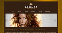 Desktop Screenshot of doradobeautybar.com